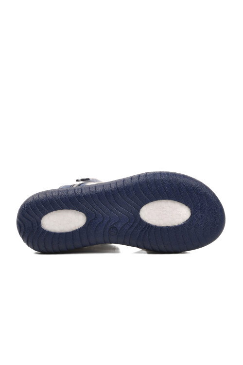 White Blue Orthopedic Boys Sandals 24-996 F