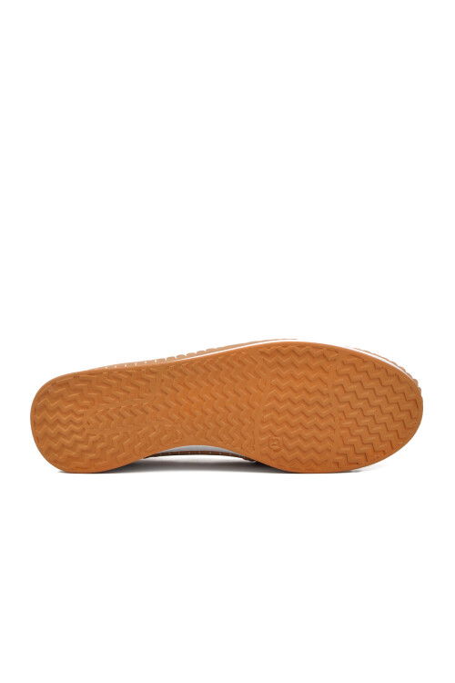 Beige Genuine Leather Anatomic Womens Casual Shoes 24075 Z