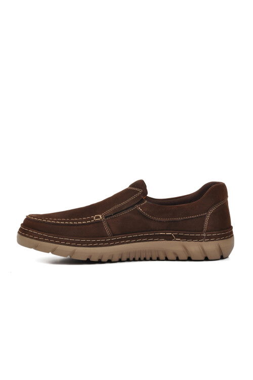 Brown Nubuck Mens Casual Shoes 241281 M