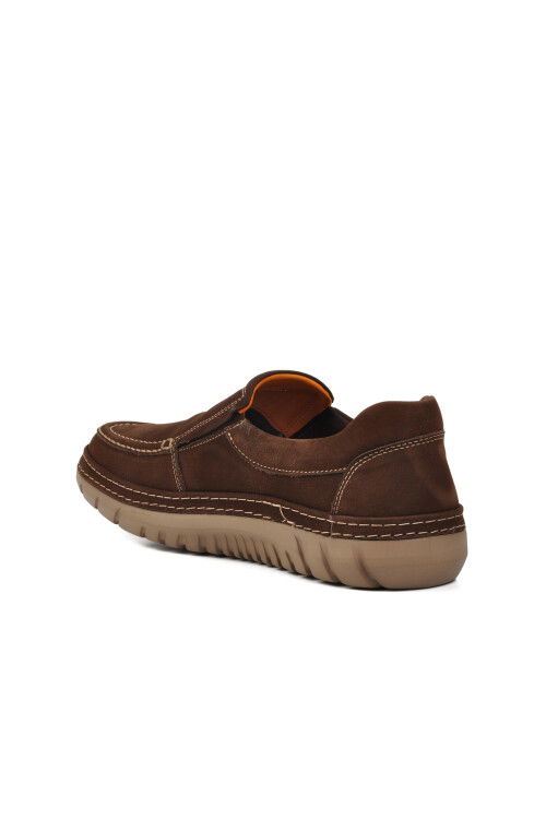 Brown Nubuck Mens Casual Shoes 241281 M