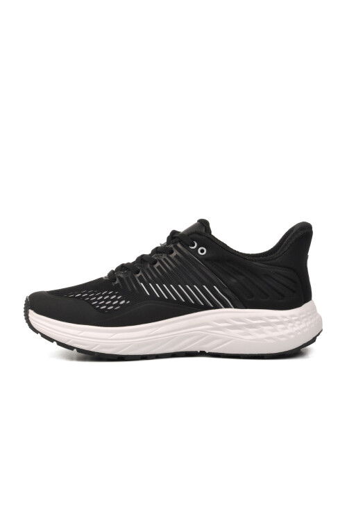 Black Textile Mens Sports Shoes 24200 M