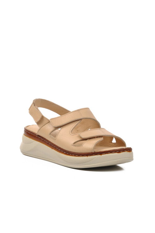 Bej  Kadın Düz Sandalet 24340228Y Z