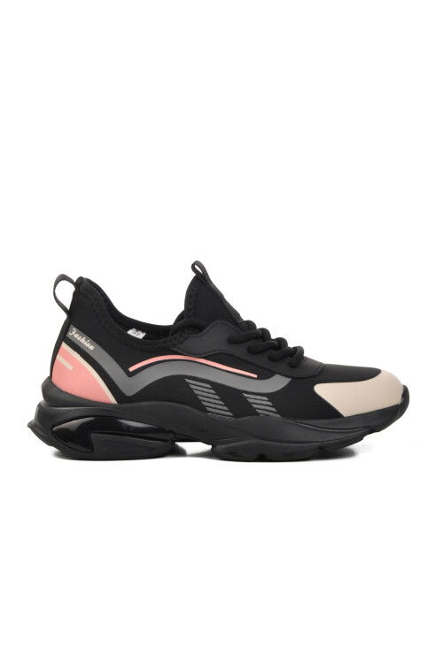 Pink Faux Leather Womens Sneakers 24Y321 G