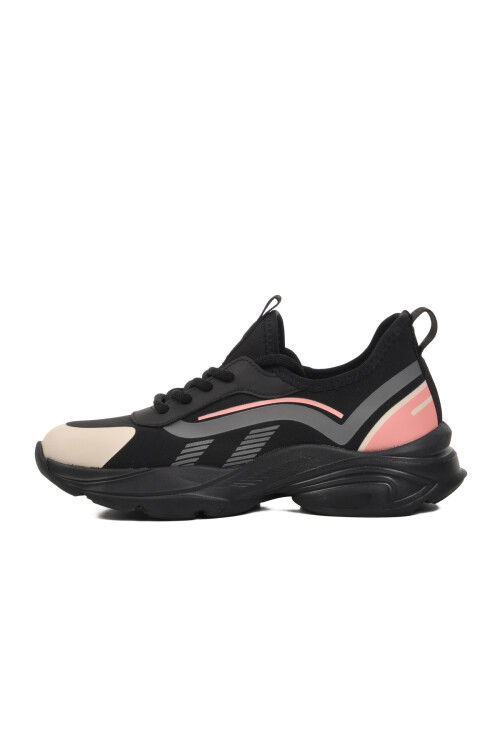 Pink Faux Leather Womens Sneakers 24Y321 G