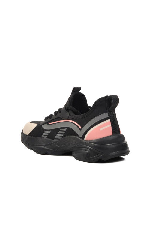 Pink Faux Leather Womens Sneakers 24Y321 G