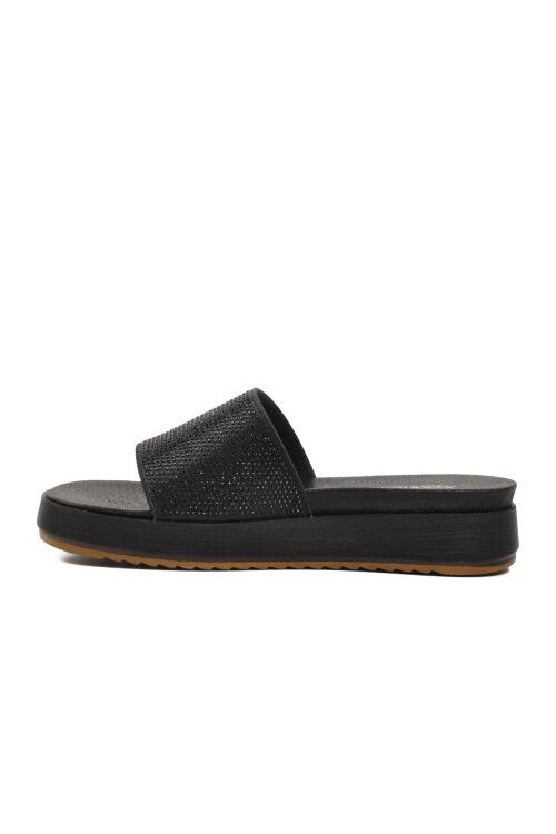 Black Womens Slippers 286063 Z
