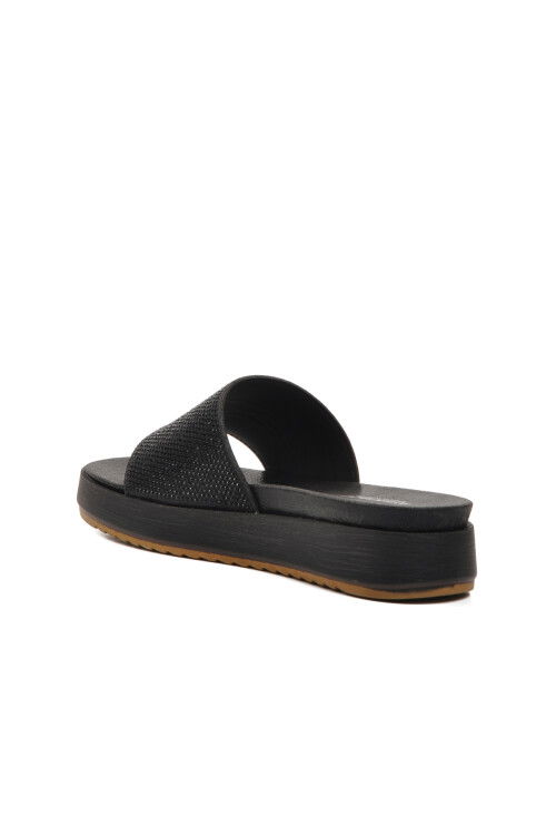 Black Womens Slippers 286063 Z