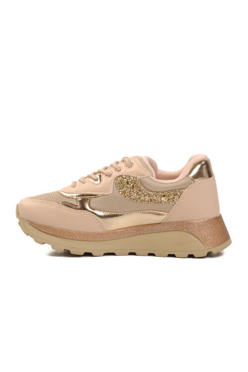 Beige Womens Sneakers 303 Z