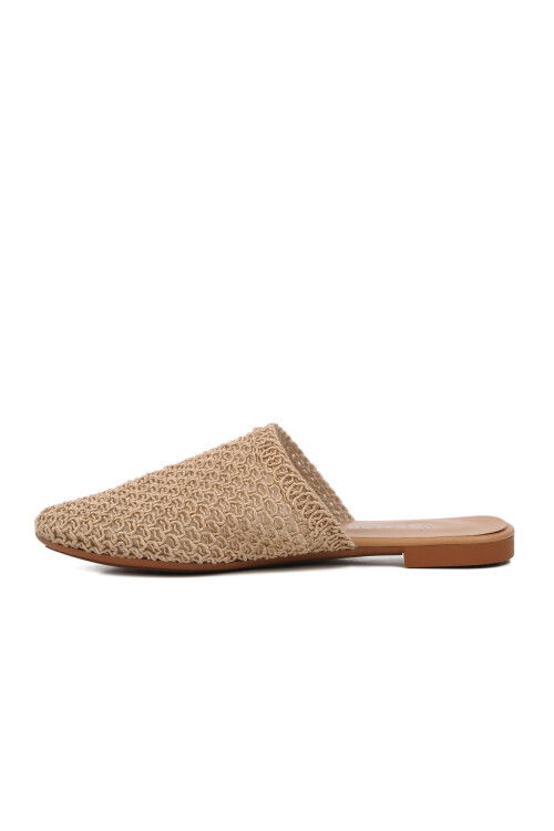 Beige Womens Slippers 335166 Z