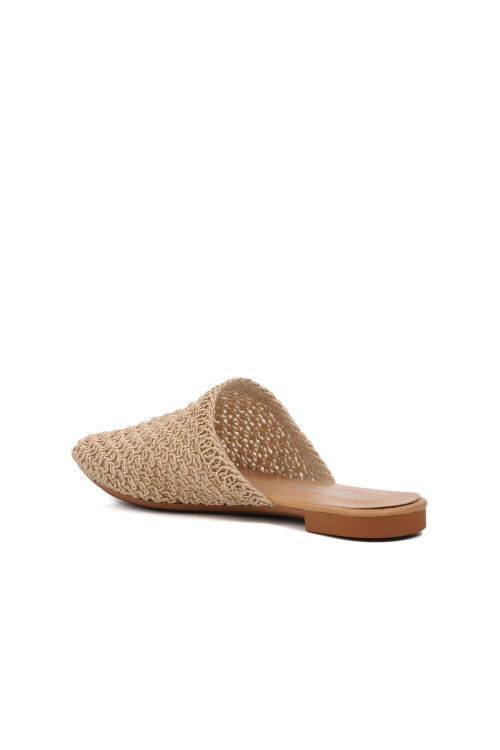 Beige Womens Slippers 335166 Z