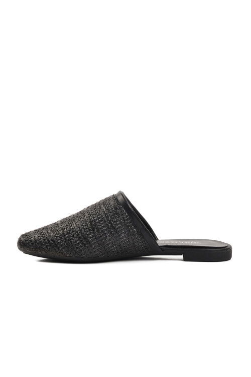 Black Womens Slippers 335168 NARROW MOLD