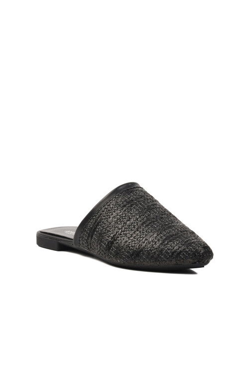 Black Womens Slippers 335168 NARROW MOLD
