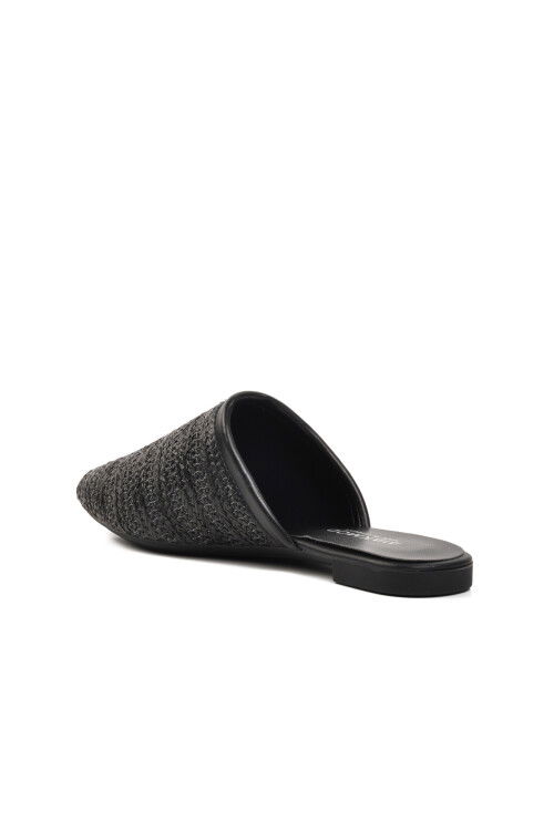 Black Womens Slippers 335168 NARROW MOLD