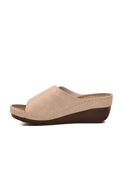 Beige Womens Slippers 38-973 Z