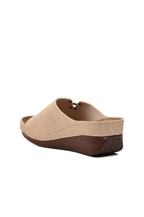 Beige Womens Slippers 38-973 Z
