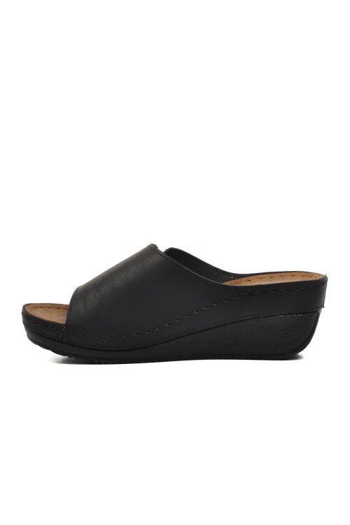 Black Womens Slippers 38-973 Z