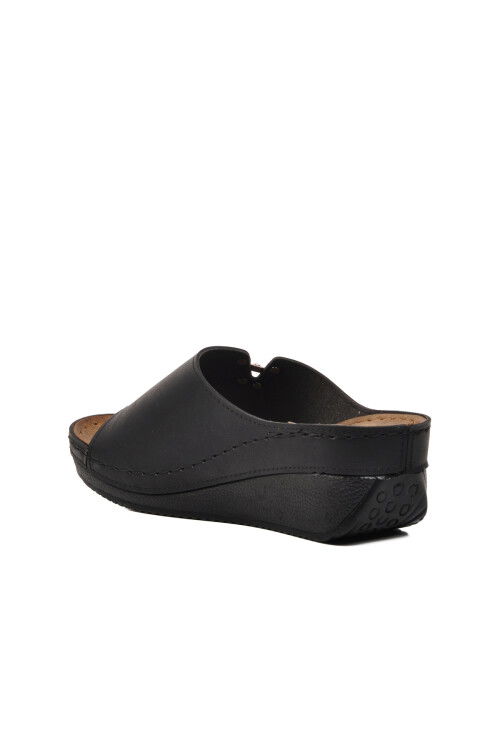 Black Womens Slippers 38-973 Z