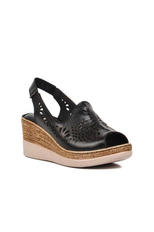 Black Womens High Heel Sandals 465165 Z