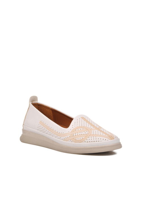 White Womens Casual Shoes 6005 Z