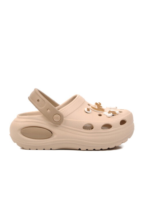 Ecru Eva Lightweight Womens Sabo Slippers 642 Z