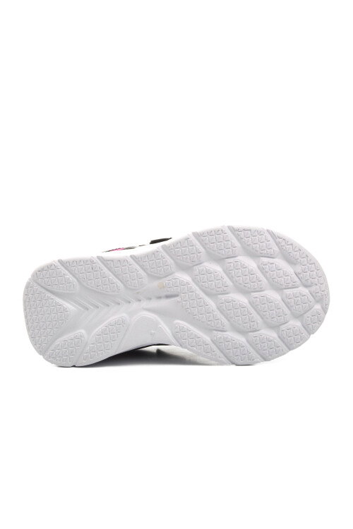 Black Fuchsia Velcro Girls Sneakers 732 P