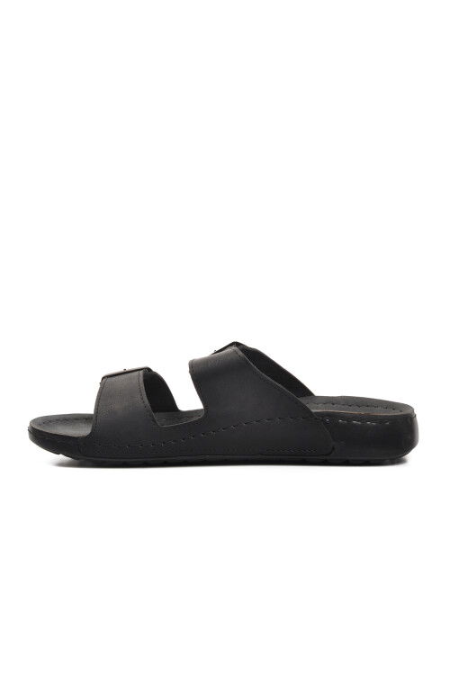 Black Mens Slippers 80-955 M