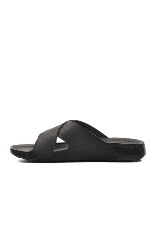 Black Mens Slippers 80-959 M
