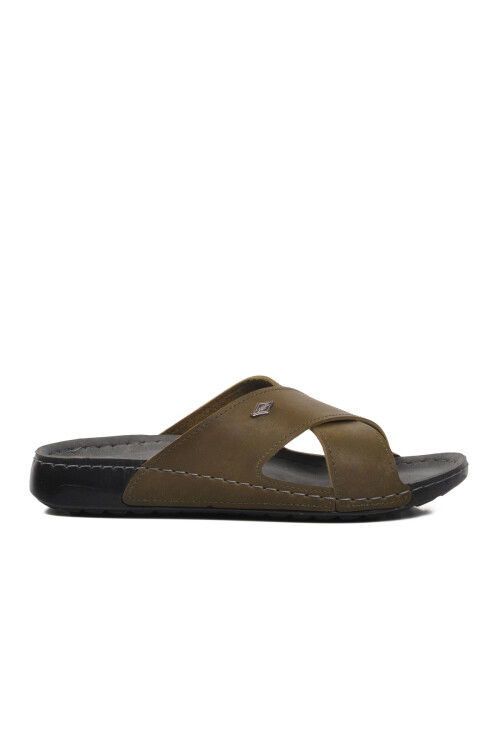 Green Mens Slippers 80-959 M