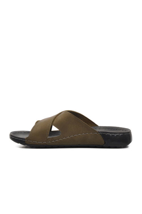 Green Mens Slippers 80-959 M