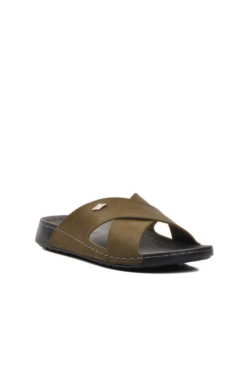 Green Mens Slippers 80-959 M