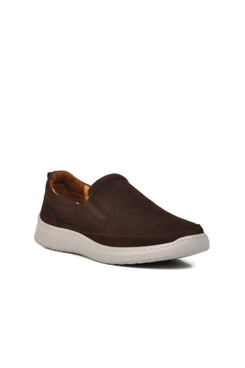 Brown Nubuck Mens Casual Shoes 809 M