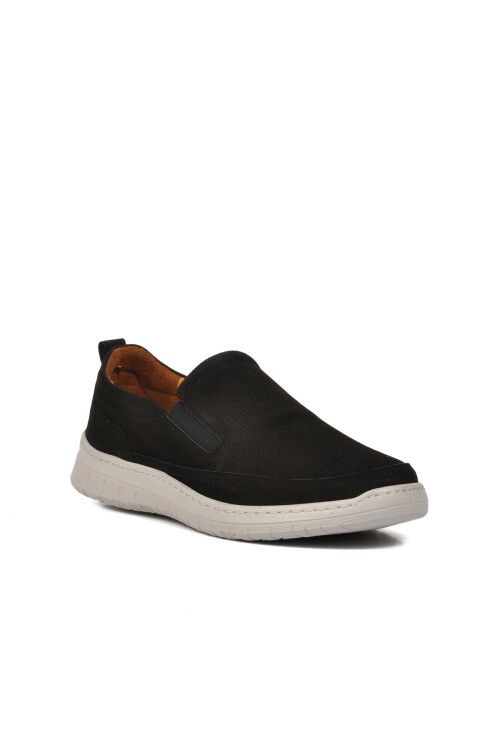 Black Nubuck Mens Casual Shoes 809 M