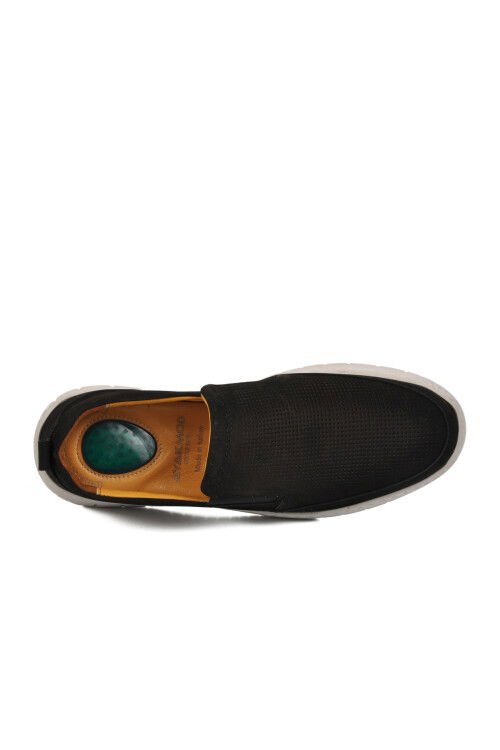 Black Nubuck Mens Casual Shoes 809 M