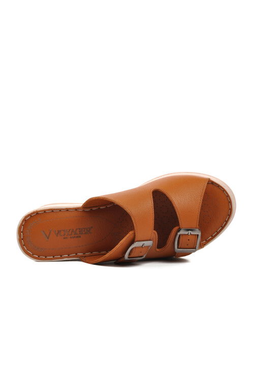 Taba Hakiki Deri Kadın Terlik 9205 Z