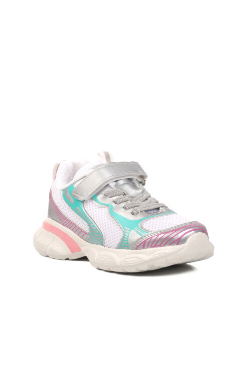 Silver Kids Sneakers Adam F