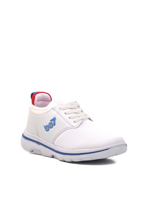 White Kids Sports Shoes BST-356 F