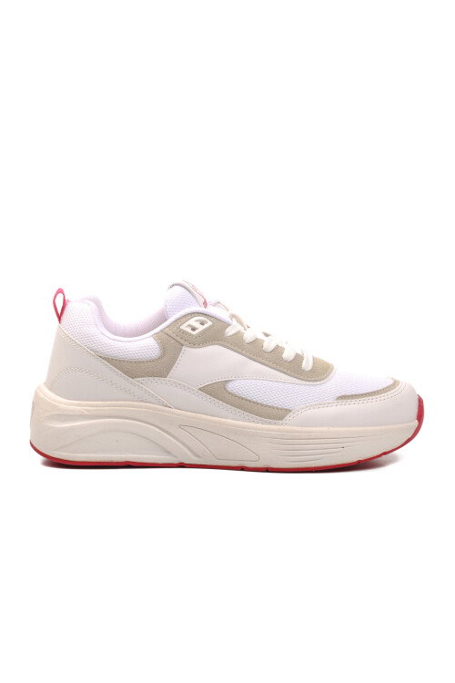 White-Fuchsia Unisex Sneakers BST-427 G
