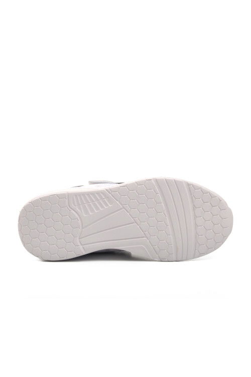 White-Black Childrens Sports Shoes Bst-B369 F