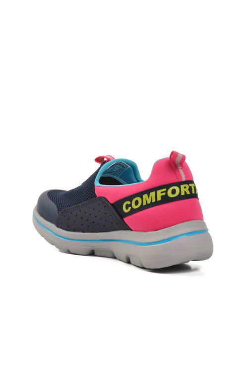 Lacivert Fuşya Kız Çocuk Spor Ayakkabı BST-B82 P