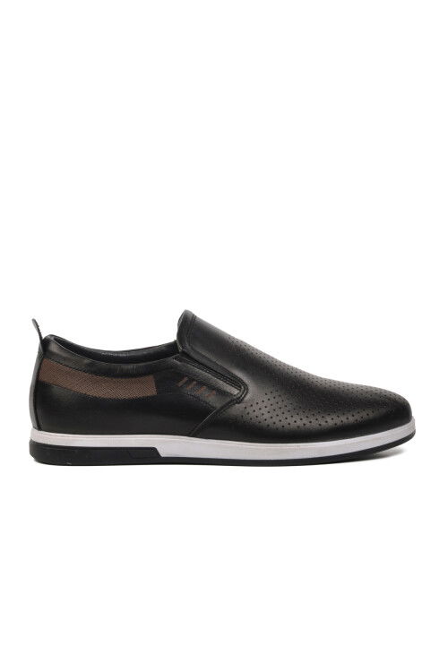 Black Mens Casual Shoes D7401 M