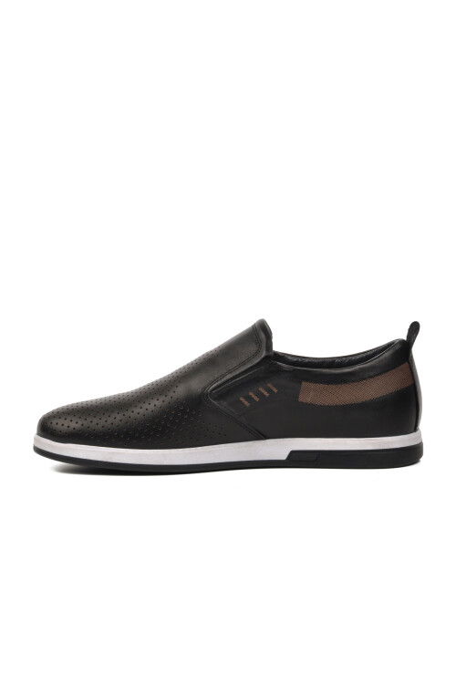 Black Mens Casual Shoes D7401 M
