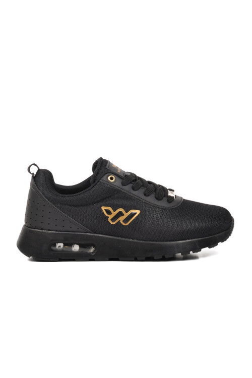 Black-Gold Unisex Sneakers Doab G