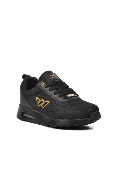 Black-Gold Unisex Sneakers Doab G