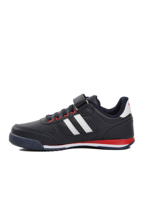 Navy Blue Childrens Sports Shoes Effective PU P