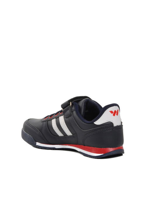 Navy Blue Childrens Sports Shoes Effective PU P