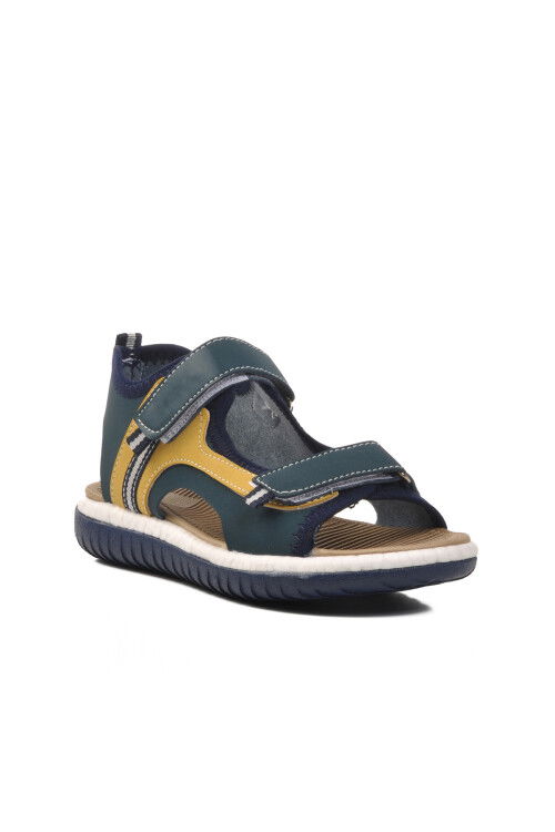 Navy Blue Orthopedic Boys Sandals 24-996 F