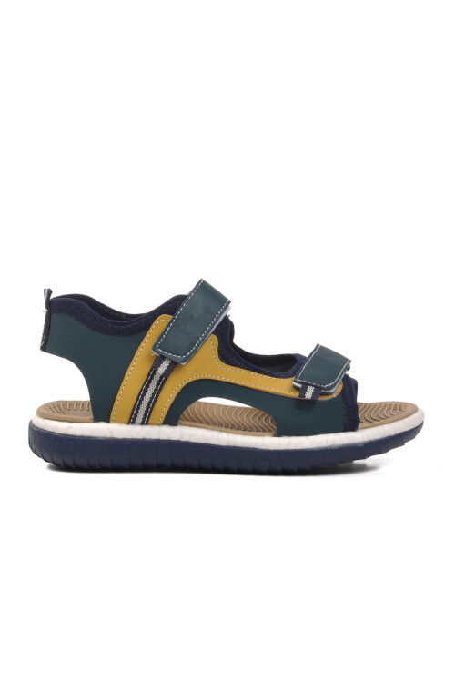 Navy Blue Orthopedic Boys Sandals 24-996 F