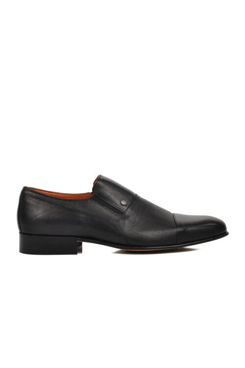 Black Genuine Leather Mens Classic Shoes Premium 00811 M