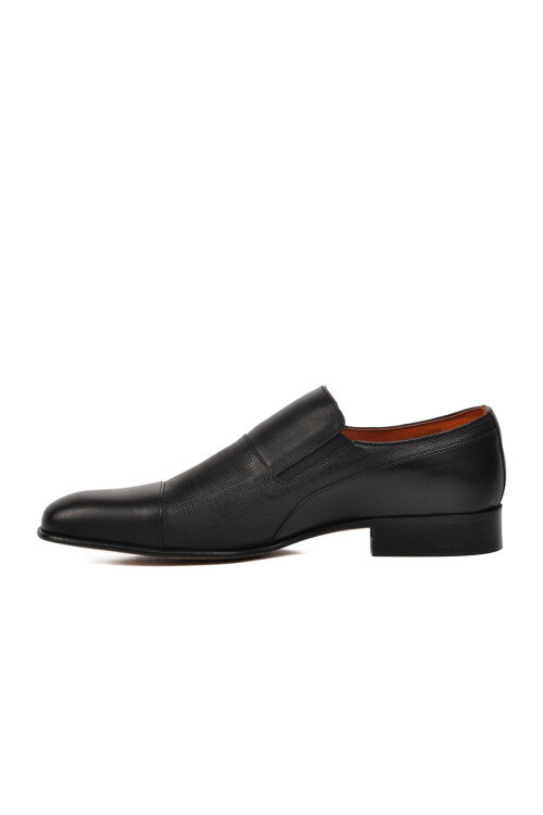 Black Genuine Leather Mens Classic Shoes Premium 00811 M