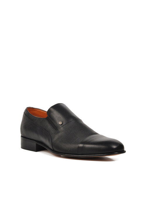 Black Genuine Leather Mens Classic Shoes Premium 00811 M